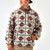 BURLEBO ARIZONA AZTEC MOUNTAIN FLEECE SHERPA QUARTER ZIP