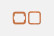 Turtlebox Ranger bumper set in burnt orange, top and bottom bumpers