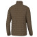 Local Boy diamond quilted jacket in mocha, back view