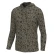 Local Boy Hemlock velvet fleece hoodie in a darker camo, front view