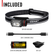 What's included with the Coast WPH10R: headlamp, USB-C charging cable, rechargeable battery and hat clip