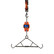 Allen Digital Game Scale hanging from a hoist and connected to an Allen gambrel for weighing game