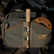 Marsupial Multi Pack front stretch pockets holding a turkey pot call and striker