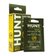 Whitebox image of HUNT Refined Repellent DEET-Free Insect Repellent Wipe Box with Individual Package of wipe in front of it.