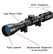 SIMMONS TRUPLEX .22 MAG 3-9X32MM RIFLESCOPE WITH SCOPE RINGS
