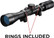 SIMMONS TRUPLEX .22 MAG 3-9X32MM RIFLESCOPE WITH SCOPE RINGS