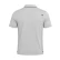 Pnuma VexaTech Performance Polo in Fog / Pebble heather, back view