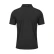 Pnuma Range Performance Polo in Anchor black, back view