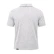 Pnuma Range Performance Polo in Fog / Pebble heather, back view