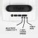 top view of turtlebox cub portable speaker in the color white with graphic displaying button functions