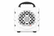 whitebox image of turtlebox cub portable speaker in the color white front view