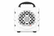 whitebox image of turtlebox cub portable speaker in the color white front view