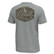 Local Boy Outfitters Youth Camo Tee in gray with camo hexagon LBO logo graphic on the back — kids outdoor shirt available at Los Cazadores