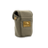 Marsupial Rangefinder Pouch in Ranger Green, angled view showing side tether loop