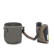 Marsupial Rangefinder Tether connecting a rangefinder to an open Ranger Green rangefinder pouch