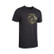 Pnuma Reflection Tee Shirt in Charcoal with camo hex logo graphic, front view