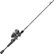 ZEBCO FISHING BULLET 6FT 6IN 2-PIECE MEDIUM SPINCAST ROD & REEL COMBO RIGHT HAND