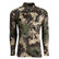 Pnuma Renegade Quarter-Zip Pullover in Caza camo, front view