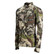 Pnuma Merino Wool Base Layer Quarter-Zip in Caza camo, angled view