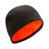 Pnuma Recon Beanie reversed to the black fleece side with blaze orange inside