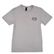 LOS CAZADORES AMERICAN ANTLER FLAG TEE LIGHT GREY
