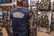LOS CAZADORES FEEDSTORE SHORT SLEEVE TEE DARK STEEL BLUE