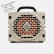 Front of tan Turtlebox Grande speaker with carry handle