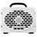 Front of white Turtlebox Original Gen 3 speaker