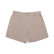 Burlebo men's everyday short in khaki, laid flat