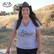 LOS CAZADORES WOMENS SHORT SLEEVE VNECK SCRIPT TEE