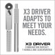 REAL AVID X3 DRIVER SOCKET & GUNSMITHING BIT SET (52 PIECE SET)
