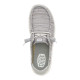HEYDUDE WOMEN'S WENDY STRETCH SOX LIGHT GREY