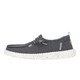 HEYDUDE WOMEN'S WENDY CHAMBRAY CASUAL SHOES BLACK
