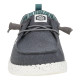 HEYDUDE WOMEN'S WENDY CHAMBRAY CASUAL SHOES BLACK