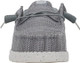 HEYDUDE MEN'S WALLY STRETCH SOX CASUAL SHOES GREY