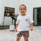 BURLEBO YOUTH ATHLETIC SHORTS GAUGE CAMO