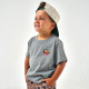 BURLEBO YOUTH SHORT SLEEVE TEE HILL COUNTRY BUCK DARK HEATHER GREY