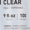 McKesson Polypropylene Drinking Cups, 9 oz., Clear