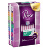 Poise Bladder Control Pad, Long, Light Absorbency, Disposable, Absorb-Loc Core, Female, One Size Fits Most