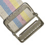 SkiL-Care™ Heavy-Duty Gait Belt with Metal Buckle, Pastel Stripes, 72 Inch