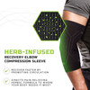 Green Drop™ Infused Compression Sleeve Elbow Support, Small/Medium