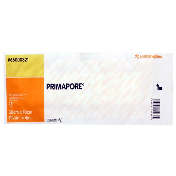 Primapore Adhesive Dressing, 4 x 11¾ Inch