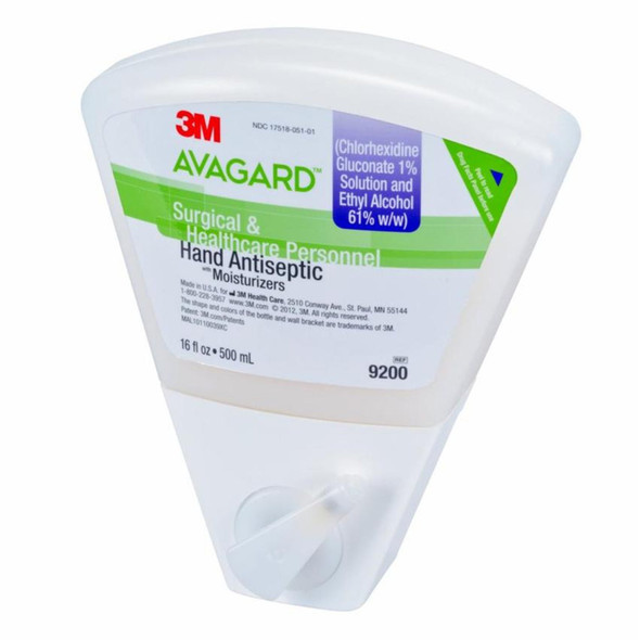 3M Avagard Surgical Scrub Dispenser Refill Bottle, 1% Chlorhexidine Gluconate, 61% Ethyl Alcohol