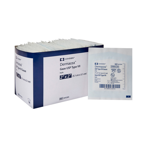 Dermacea™ Sterile USP Type VII Gauze Sponge, 2 x 2 Inch