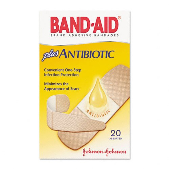 Band-Aid® with Neosporin® Tan Adhesive Strip, Assorted Sizes