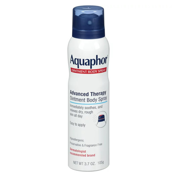 Aquaphor Advanced Therapy Ointment Body Spray, 3.7-ounce Aerosol Can