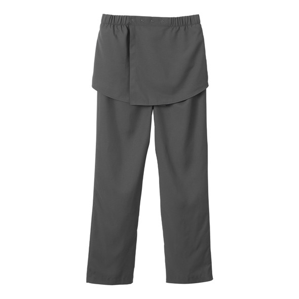 Silverts® Women's Open Back Gabardine Pant, Pewter, Large