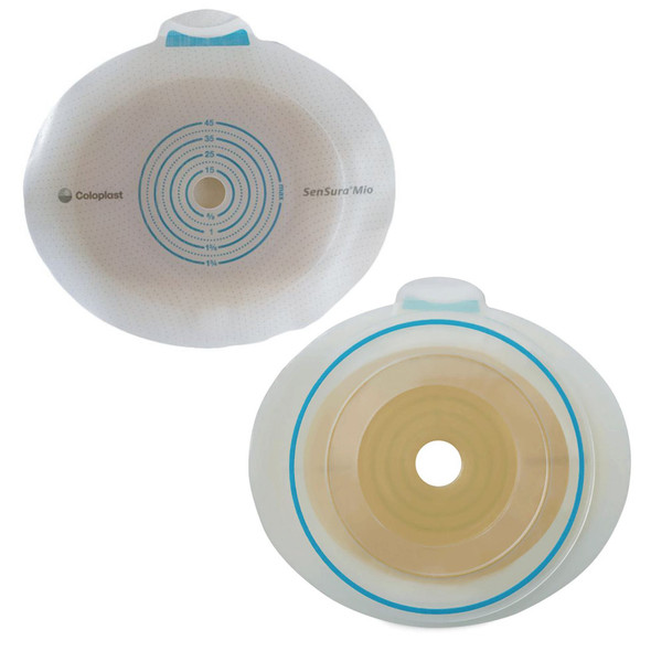 SenSura® Mio Click Ostomy Barrier, 1 Inch Stoma Opening