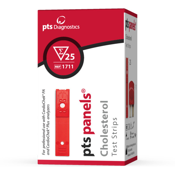 PTS Panels® Reagent Test Strip for use with CardioChek PA Analyzer, Cholesterol test