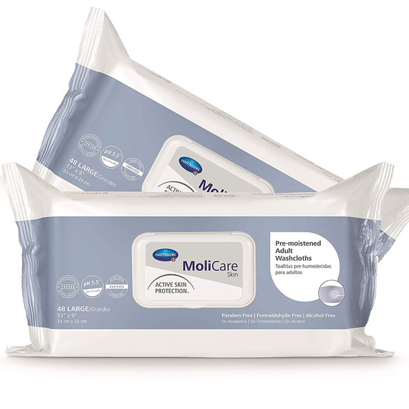 MoliCare® Scented Skin Washcloths, Soft Pack